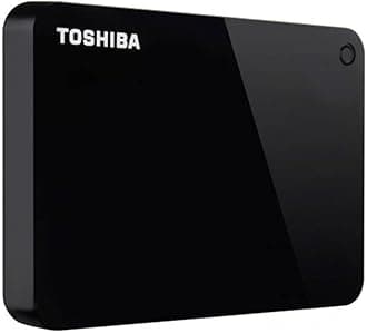 Toshiba Canvio Advance 1TB Portable External Hard Drive USB 3.0, Black - HDTC910XK3AA