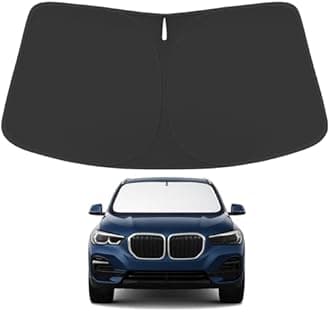 Proadsy Upgrade Front Windshield Sun Shade Foldable Sunshade Protector Custom Fit 2019-2024 BMW X5 M Sport xLine SUV Accessories