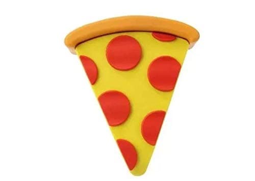 Xtreme Cables External Battery Pack for Works with iPhone, Samsung, Motorola, HTC and BlackBerry, LG - Pizza Emoji