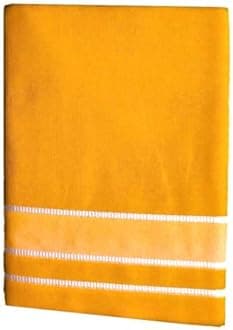 Stylesindia Men's Cotton Colored Dhoti with Fancy Border Kerala-style Veshti Mundu Kaili Lungi 2.0 Mtrs