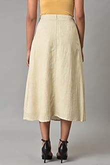 W for Woman W Pure Cotton Midi Skirts for Women | Pure Cotton Skirts for Women