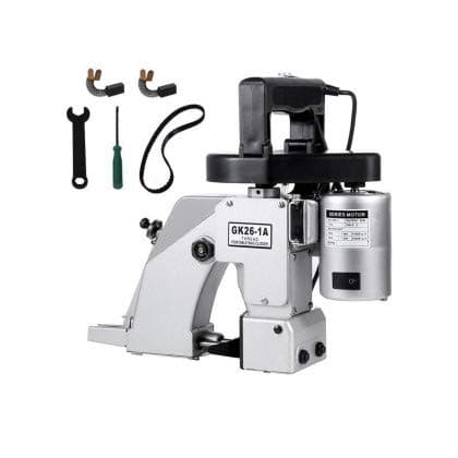 Industrial Portable Bag Sack Stitching Sewing Machine Combo + 4 Spools + 10 Needles