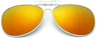 Clip On Flip Up Polarized Sunglasses for Prescription Glasses