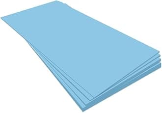 XPS Foam Insulation Boards 1200 x 600 x 10mm - Electric and Water Underfloor Heating Tile Laminate Underlay Thermal Extruded Polystyrene Insulation Sheets (8, 1200 X 600 X 20mm)