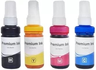 - T6641/T6642/T6643/T6644 Refill Dye Ink Compatible with Epson L100, L110, L130, L200, L210, L220, L300, L310, L350, L355, L360, L365, L455, L550, L555, L565, L1300 Printers