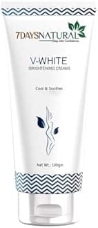 7DAYSNATURAL Intimate Area Lightening Cream | Private Part Brightening Cream | Hydrating & Moisturizing with Ayurvedic Extracts | Non-Greasy Daily Use (100g)