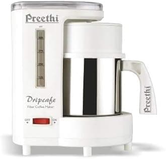 Preethi Dripcafe Coffee Maker Normal Normal White
