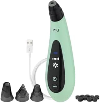 Spa Sciences MIO Diamond Microdermabrasion Blackhead Remover, Pore Suction Toolââ‚¬â€œRechargeable-Dermatologist Recommended Skin Resurfacing System for Anti-Aging-Exfoliator for Acne Scars/Wrinkles