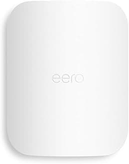 Amazon eero Outdoor 7 dual-band mesh wifi router (newest model), Weatherproof rating of IP66, Coverage up to 15,000 sq. ft. outdoors, 1-pack, Includes 30W PoE+ adapter