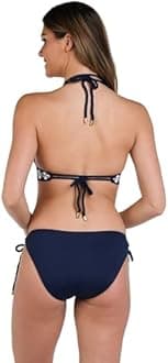 La Blanca Women's Banded Halter Bikini Swimsuit Top, Opaque