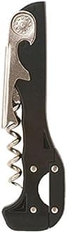 5.25 Inch Patented BoomerangTM Two-Step Waiter Corkscrew, Black