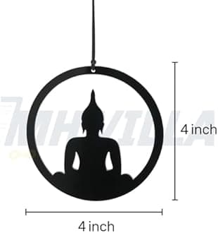 Car Hanging Accessories/Dream Catchers for Wall Hanging//Home Decor Accents/Door Welcome Dream Catcher/Car Decor/Door Hanging/Buddha Dream Catcher(Bhuddh)