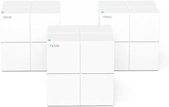 Nova Mesh WiFi System MW6 - Covers up to 4-6 Bedroom Houses- AC1200 Whole Home WiFi Mesh System - Gigabit Dual-Band Mesh Network - Replaces Wireless Router and WiFi Extender - 3-Pack