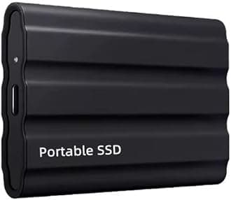 Portable Hard Drive 4TB, Mini SSD Hard Drives,Solid State External Drives,Computer Backup Drive,USB 3.1 to Type-C Support Data Storage Transfer for Windows XP PC Laptop and Mac (Black, 4.0, TB)