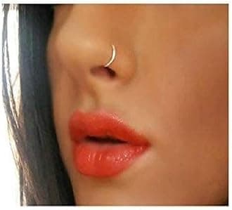 Extra Thin Small Nose Ring 0.5mm Thickness