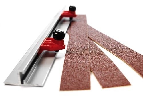 Bosmere R345 Reel Mower Blade Sharpener, 16 Inch, Silver