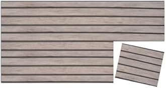 IZODEKOR 3D Wood Effect Wall Panels - Faux Wood Paneling for Living Room, Kitchen, Bathroom and More | Natural Wood Look | Easy Application | Shadow Touch (10" x 10")