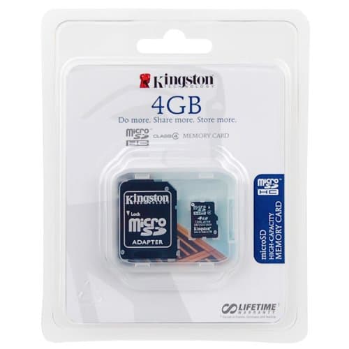 4GB Kingston Micro SD Memory Card for Nokia Mural 6750