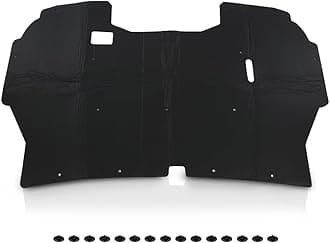 LQI Hood Insulation Pad Truck Under w/ Clips Compatible with Ford F150 1992-1996, Fit Ford F250 F350 1992-1997