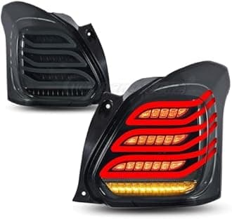 YANHAODM Car Trailer Lights for Suzuki Swift 2017 2018 2019 2020 2021 2022, Rear Tail Light Cluster, Rear Lights with Sequential Indicators, Car Taillights, Car Accessories,B-Left