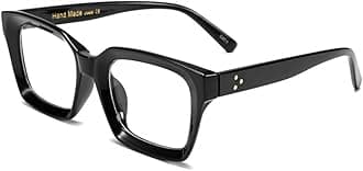 - Glasses Frame Womens, Square Thick Eyeglasses Frame, Classic Eyewear for Men E1061