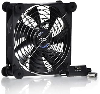 Quiet 140mm USB 5V Portable Cooling Fan for Flat Panel TV Receiver Router DVR PlayStation Xbox Computer Cabinet Cooler