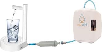 HID SIPS Water Dispenser Mini Fridge (White)