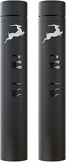 Antelope Audio Edge Note Small Diaphragm Condenser Microphone (2 Pack) — XLR Multipurpose Pencil Condenser Mic for Drums & Vocals — Professional Stereo Cardioid Studio Mic for Recording & Live Sound
