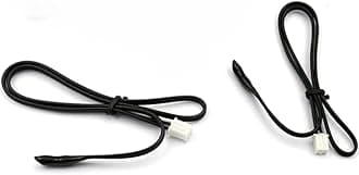 V TELESKY 5PCS Air Conditioning Temperature Sensor 5K 10K 15K 20K 25K 50K 100K Conditioner Tube Sensor Rubber Head Copper Head (20K adhesive head)