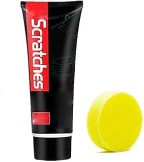 Aderpmin Scratch Remover, Cleaning Cream for Stove Top, Glass Ceramic Stove Top Cleaner, Car Paint Scratch Repair, Kitchen Home Tool, with Sponge