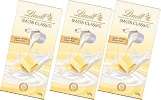 Lindt Swiss Classic White Chocolate 100g (Pack of 2)