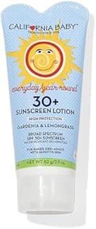 California Baby Spf30+ Sunscreen Lotion, Everyday/Year Round, Water Resistant And Hypo-Allergenic, 2.9 Ounce