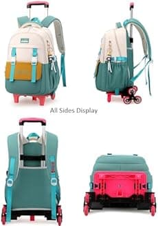 girls Rolling Backpack Rolling backpack