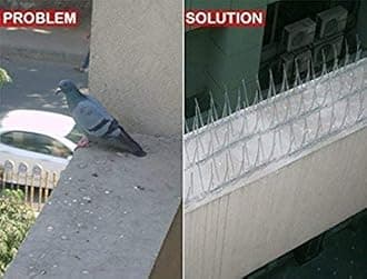 MorningVale -Bird Spike Pigeon Control Spike Set of 7 Pieces (Set of 7)