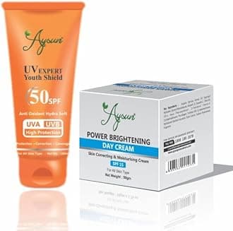 Aysun Combo Pack of UV Expert Youth Shield 50SPF & Power Brightening Day Cream Pack of 2