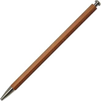 Kitaboshi 2.0mm Mechanical Pencil, Wooden Barrel, #1 B, Black Lead, 1ea (OTP-580N)