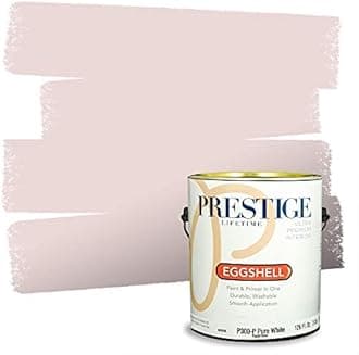 PRESTIGE Paints Interior Paint and Primer In One, 1-Gallon, Eggshell, Comparable Match of Benjamin Moore* Paisley Pink*