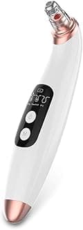 B01 Blackhead Remover Blackhead Instrument Vacuum 3 Suction Level USB Rechargeable Electric Facial Pore Cleanser Acne Comedone Pimple Extractor Sucker Tool with LCD Screen 6 Suckers for Women Men