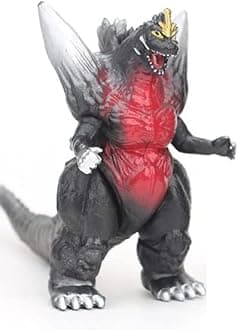 De-Lite™ Action Figures Soft Touch Vinyl Plastic Collectible Model Toys… (Small Mini SpaceGodzilla, Black, Size - 7cm)