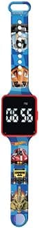 DMW060HW Hot Wheels Digital Watch, 12-Hour or 24-Hour time Display, Blue