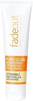 Fade Out Pure Glow Brightening Exfoliating Face Wash with Vitamin C, Pink Pomelo and Niacinamide 100ml | Cruelty Free & Vegan Friendly
