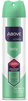 ABOVE Lady - 48 Hours Antiperspirant Deodorant for Women - Notes of verbena, Raspberry and Pomegranate - Dry Spray Protects Against Sweat and Body Odor - Stain and Cruelty Free - 3.17 oz