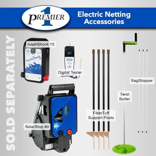 Premier PoultryNet Plus - White Double Spike 48 H x 100' L