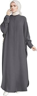 Abayas for Women Muslim Dress Modest Maxi Robe Abaya Kaftan Dresses Eid Prayer Clothes Arabian Islamic Dubai Outfit