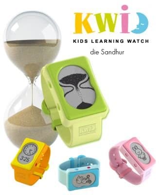 Kwid KWIDBLAU Children's Beginner Watch Electronic Sand Timer Blue