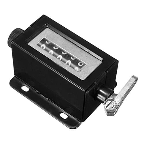 Counter Manual 5 Digits Resettable Mechanical Pull Stroke Mechanical Hand Tally Stroke Click Counting Mount