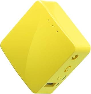 GL-MT300N-V2 (Mango) Portable Mini Travel Wireless Pocket VPN WiFi Router - 2X Ethernet Ports | USB 2.0 | OpenWrt | OpenVPN/Wireguard for Public & Hotel Wi-Fi | Easy to Set up via Admin Panel