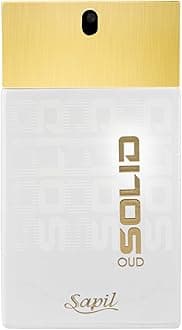 Sapil Solid Oud Eau de Toilette for Men, 100ml – Bold Citrus and Spicy Fragrance with Musk and Woody Undertones for Long-Lasting Masculine Sophistication