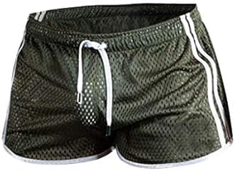 Generisch Men's Sports Shorts, Men's 3 Inch Gym Trousers, Short Mesh, Breathable Bodybuilding Shorts, Fitness Training Activewear Shorts, Running Shorts for Workout, Bodybuilding, Gym, Sports, Leisure