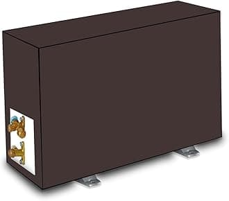 KANUSHI industries® 100% Waterproof Split AC Cover For outdoor Unit 1.5 to 2.0 Ton Capacity (VAR-AC-OUT-TRANSPARENT) (VAR-AC-OUT-WATRERPROOF-COFFEE-01)